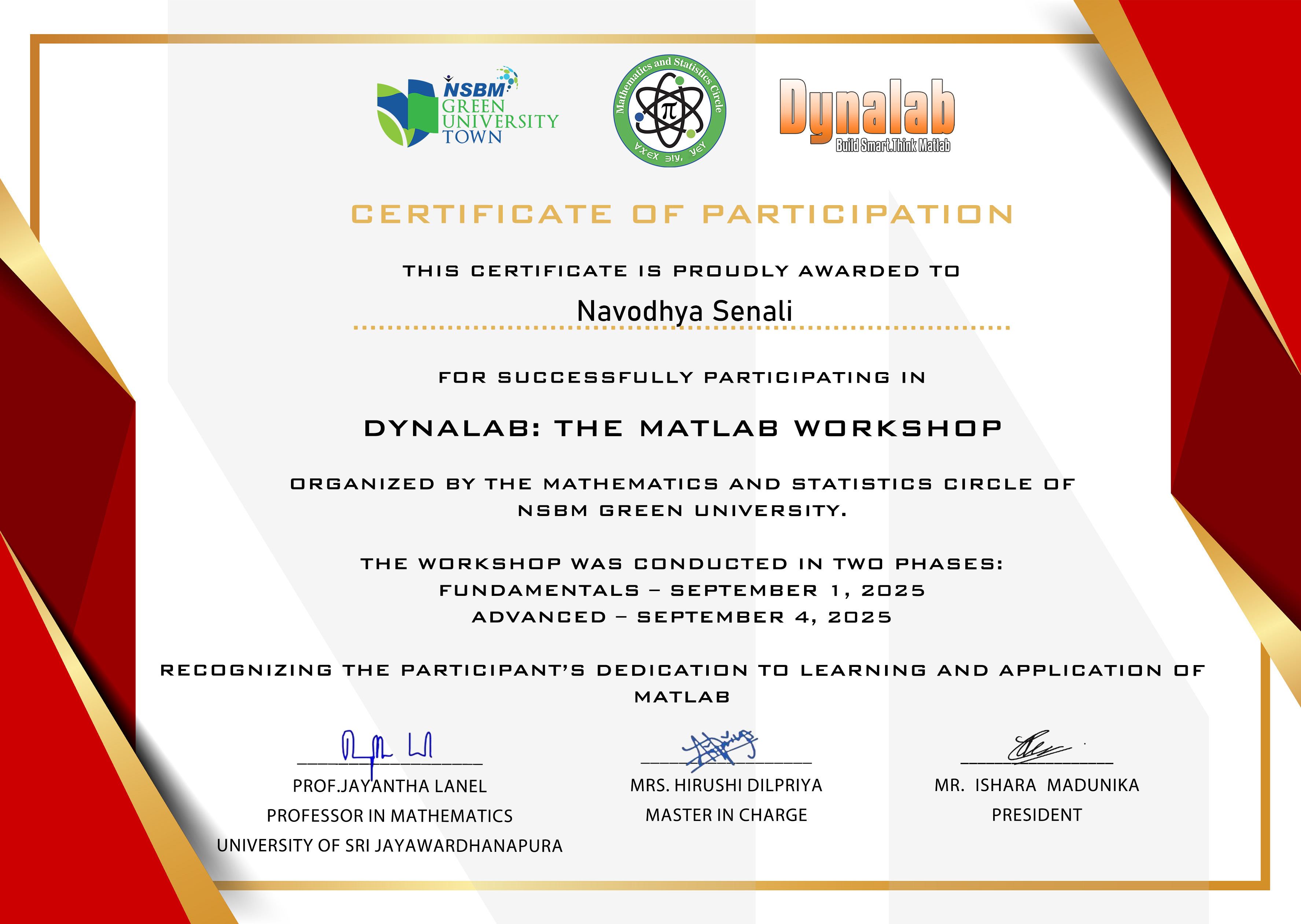 Math Lab Workshop