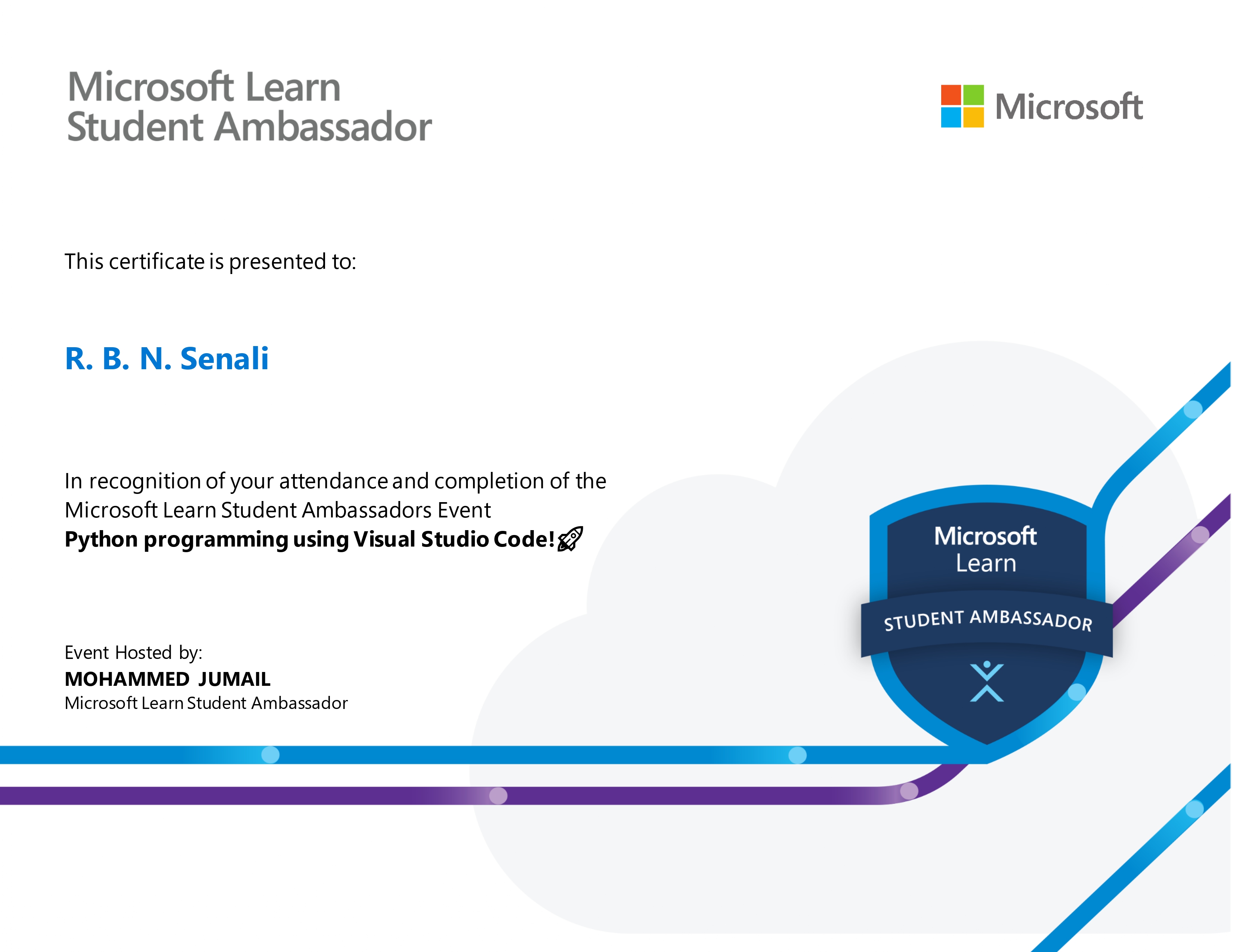 Python Fundamentals Certificate